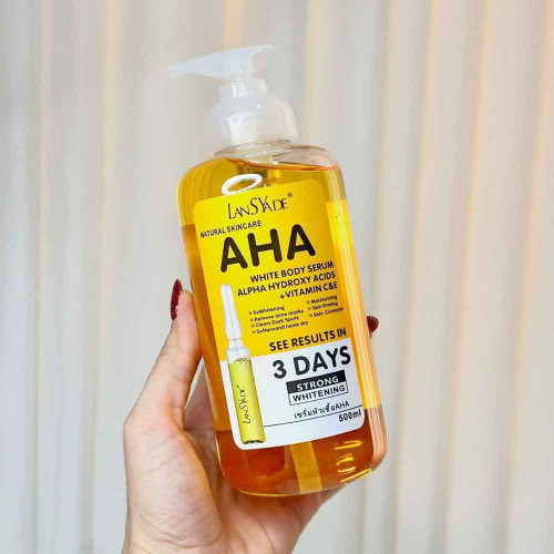 سرم روشن کننده تخصصی آلفا هیدروکسی اسید (AHA) لنسیاد اورجینال